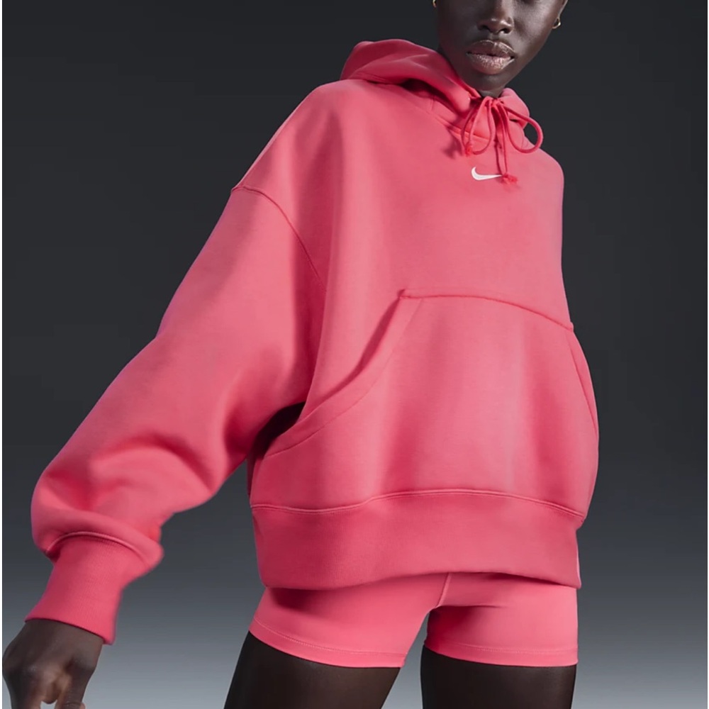 pink nike hoodie